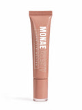 Monae Beauty Luxe Lip Butter in Crème Brulee, a hydrating caramel nude lip butter with a glossy finish.